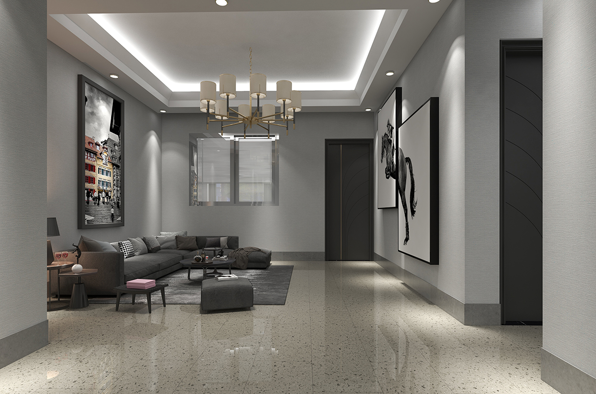 BORUI 3057 Terrazzo PVC DECOR FILM FOR SPC/LVT/WPC FLOORING