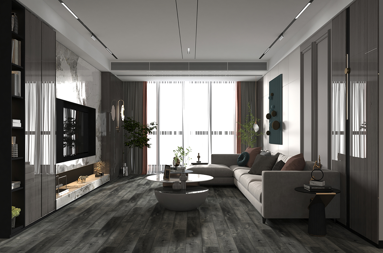 BORUI 8845L Andorra Hickory PVC DECOR FILM FOR SPC/LVT/WPC FLOORING