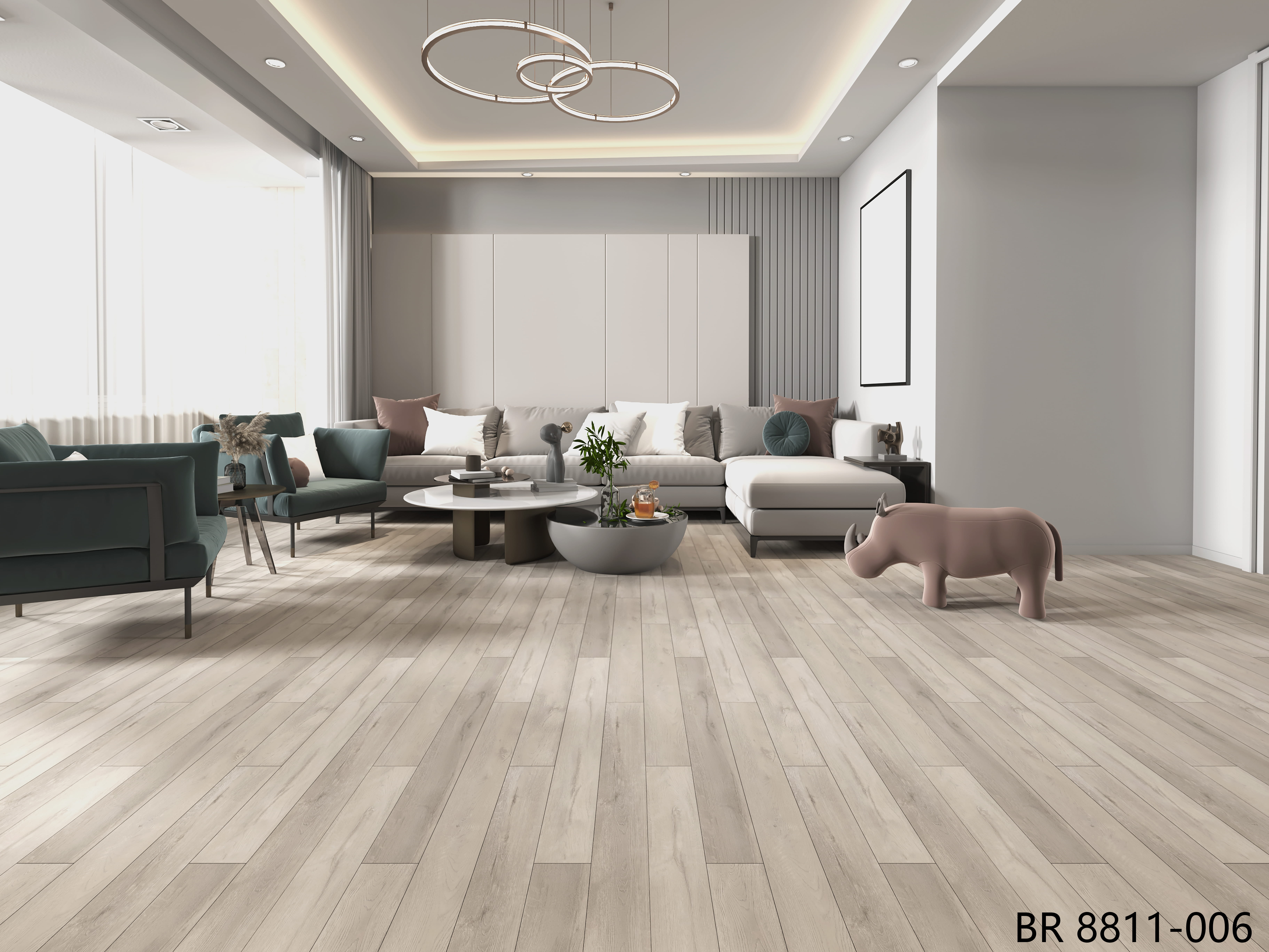 BORUI 8811L Oak PVC DECOR FILM FOR SPC/LVT/WPC FLOORING