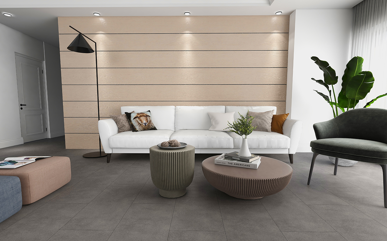 BORUI 68025 PARNASSUS CONCRETE PVC DECOR FILM FOR SPC/LVT/WPC FLOORING