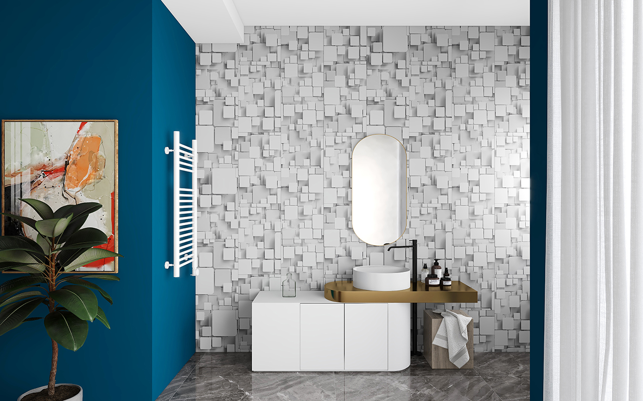 BORUI 68027 ABSTRACT DIAMOND PVC DECOR FILM FOR SPC/LVT/WPC FLOORING