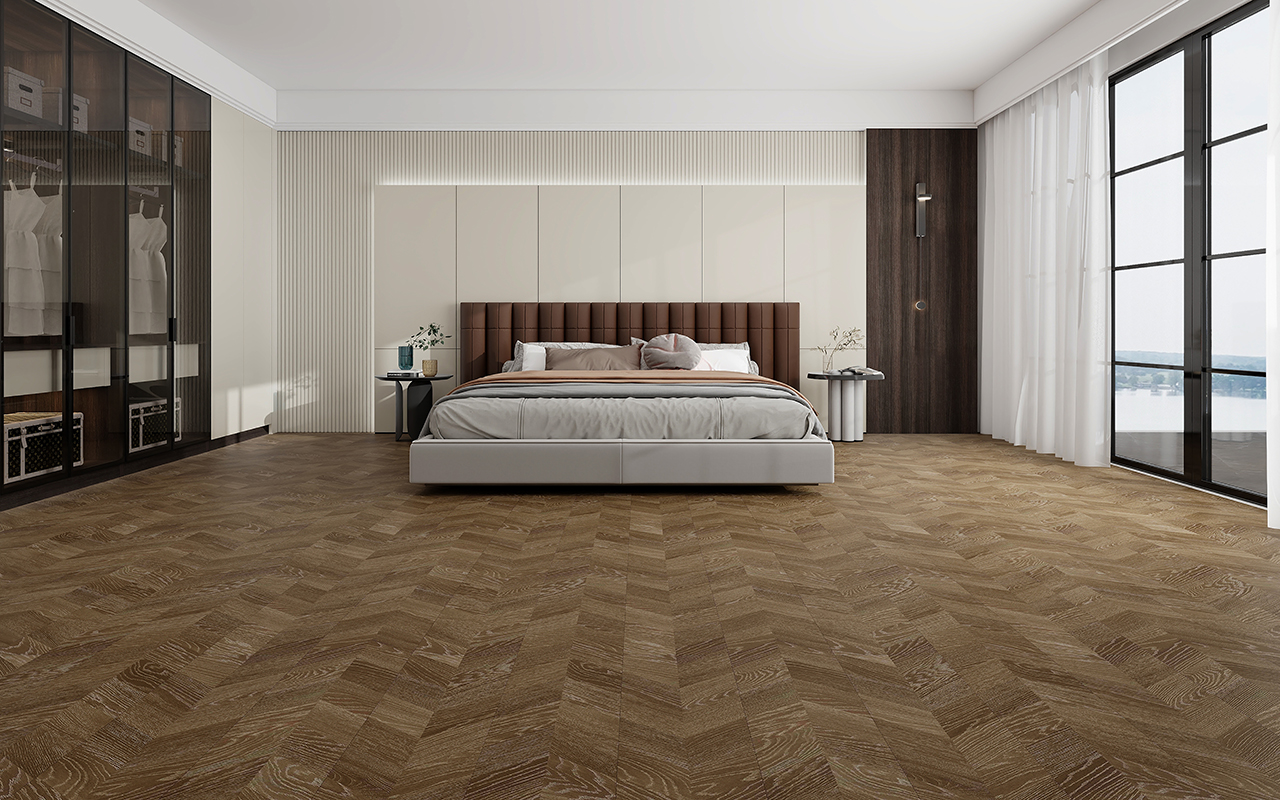 BORUI 88107 CHEVRON PVC DECOR FILM FOR SPC/LVT/WPC FLOORING