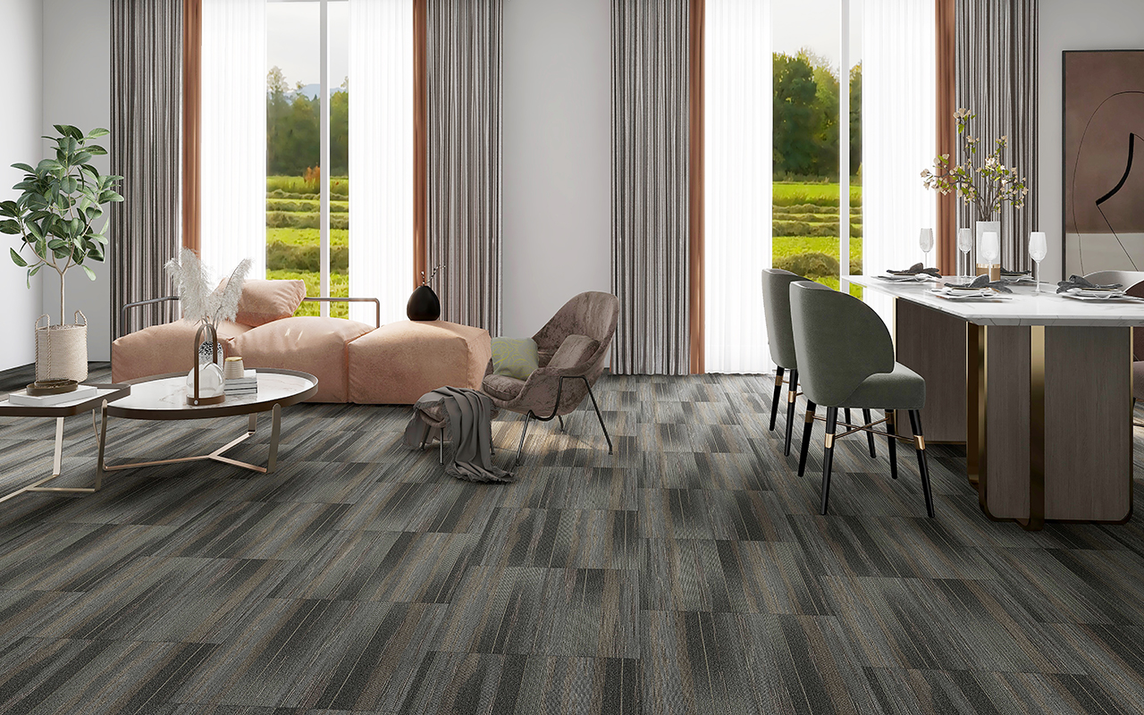 BORUI 68030 ODARS CARPET PVC DECOR FILM FOR SPC/LVT/WPC FLOORING