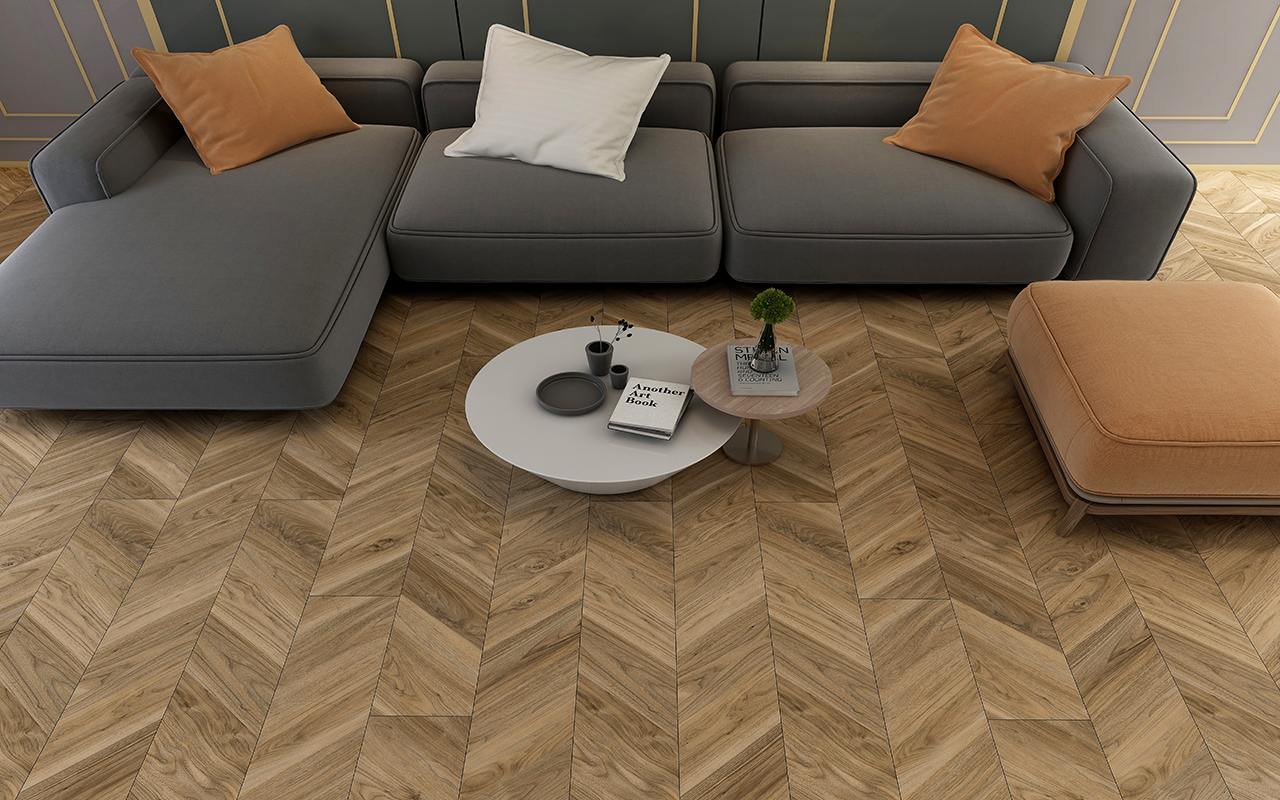 BORUI 6804 ECUADOR WALNUT PVC DECOR FILM FOR SPC/LVT/WPC FLOORING-EXHIBITION